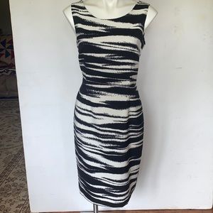 Jones Studio Black and White Dress